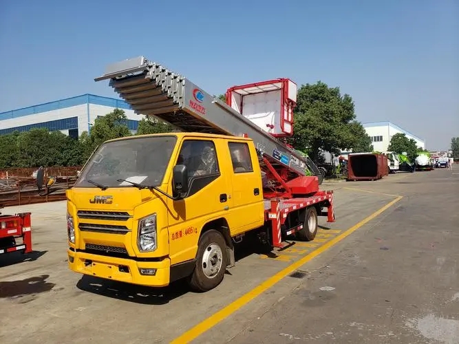 新河县附近云梯车出租 砂石搬运